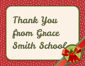 Thank you from Grace Smith School
