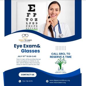 Eye Exam and Glasses