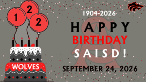Happy 122nd BDay SAISD!