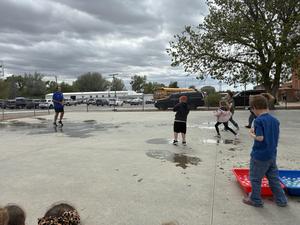 Ready, aim, throw those water balloons.