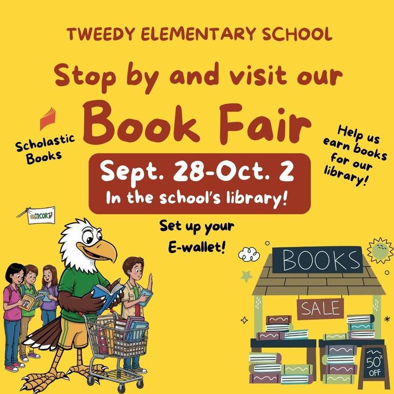 Book fair flyer for next week