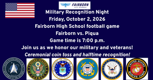 Fairborn Military Appreciation Night Graphic