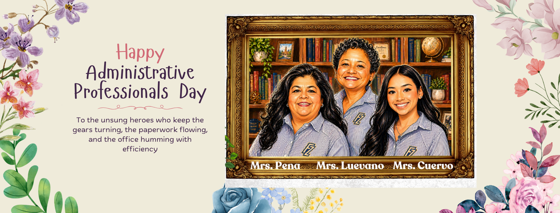 Happy Administrative Professionals Day Banner