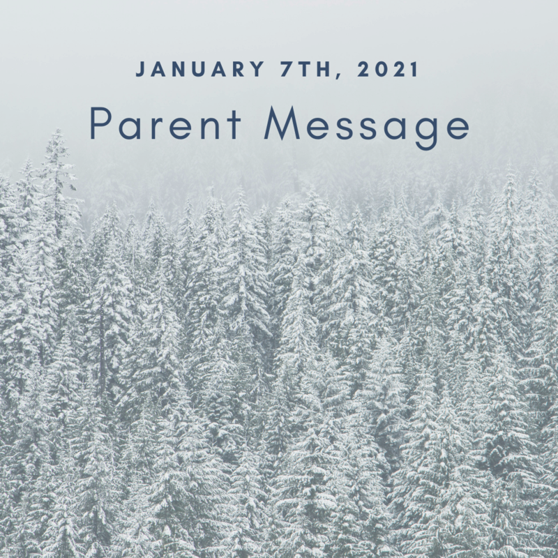 SCIS Parent Message: January 7th, 2021 Featured Photo