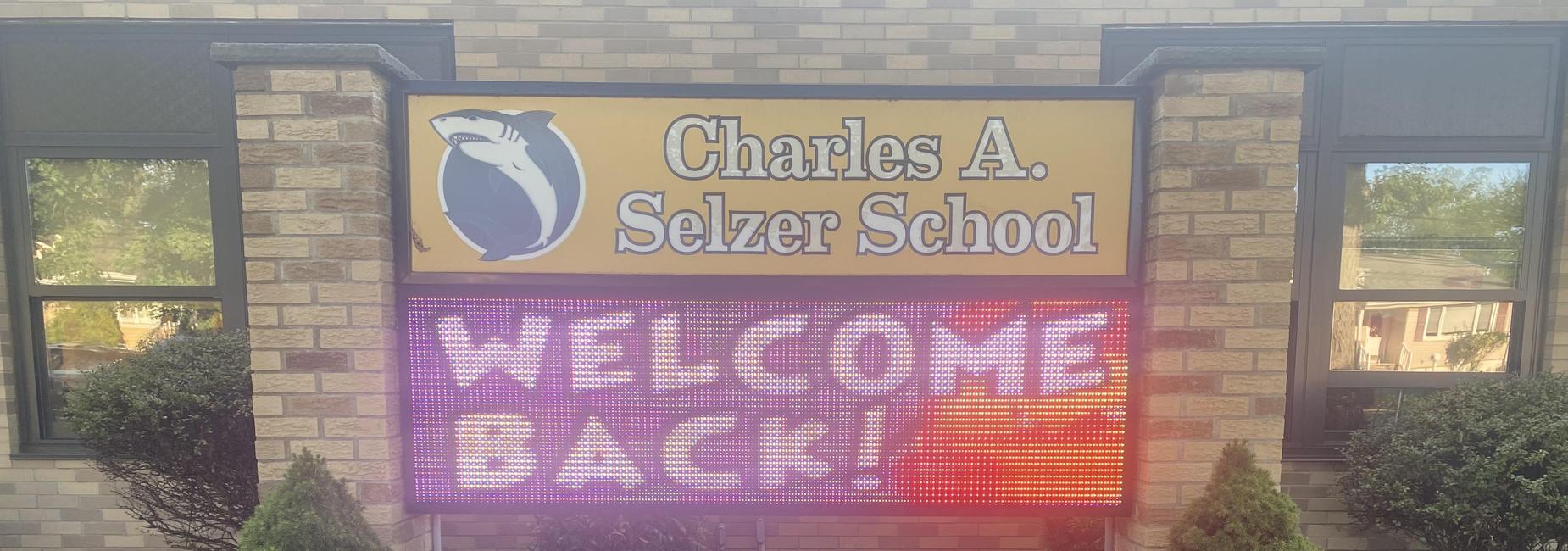 Welcome back sign