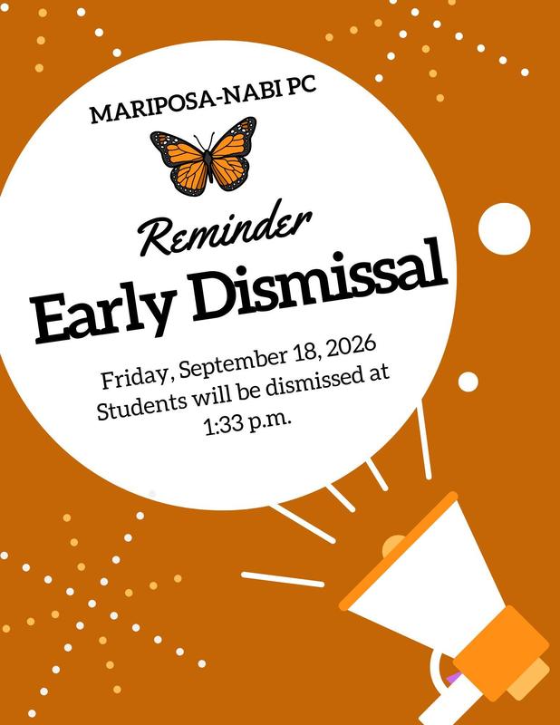 Early Dismissal 1:33pm