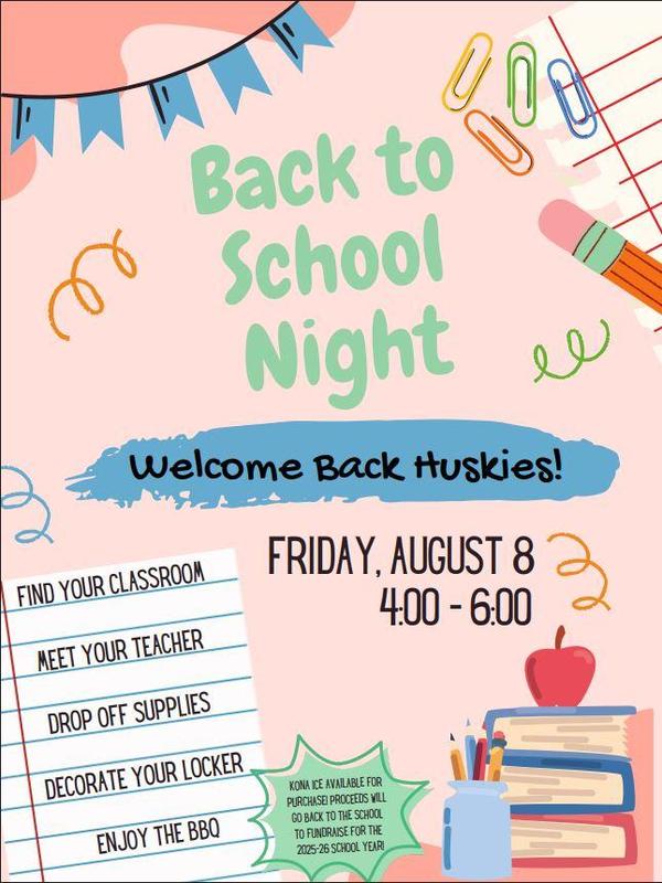 Back to School Night Flyer