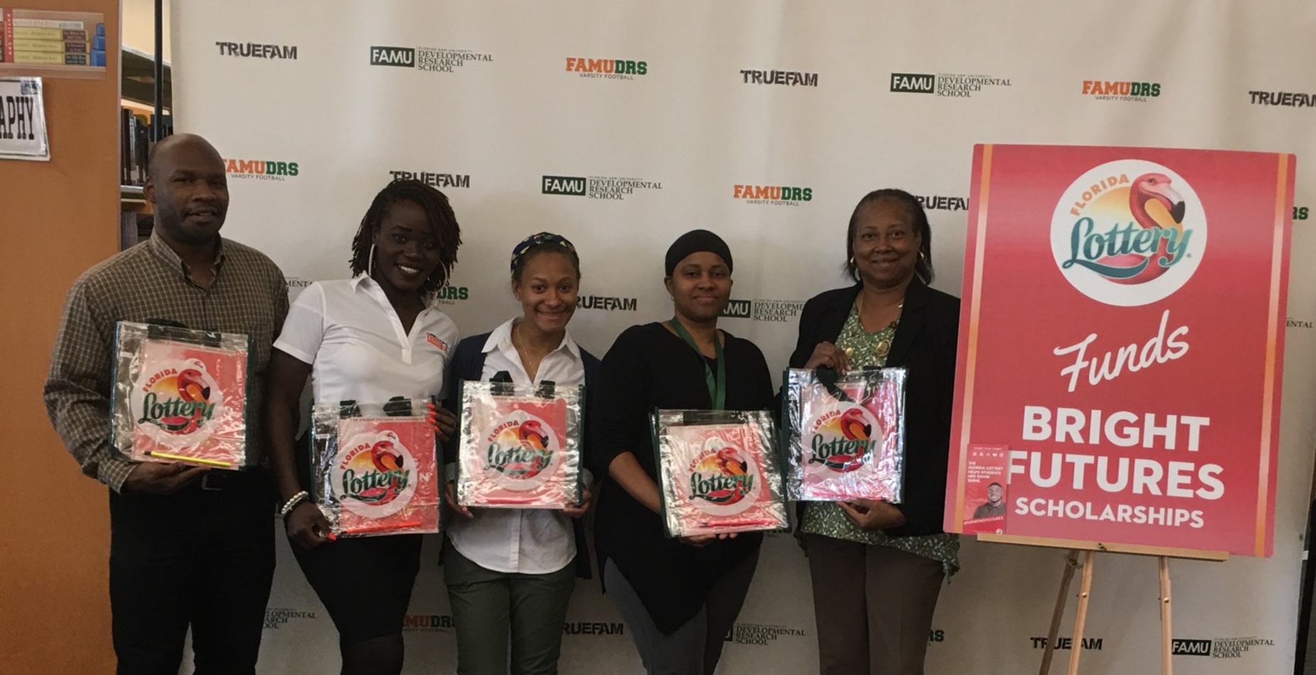 The Florida Lottery proudly sponsors reading program at FAMU DRS.