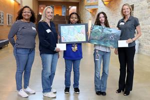 Texas Water Company and SVHS students