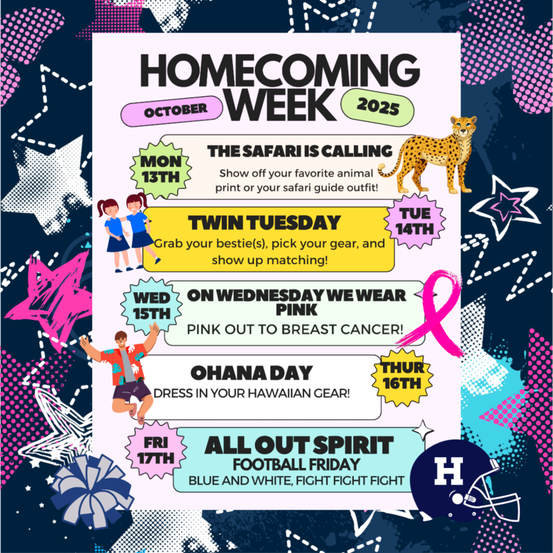 Homecoming dress up days