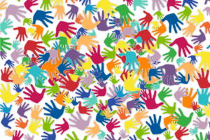 Volunteer hands