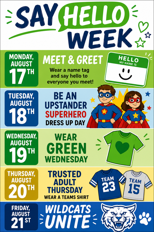 Say Hello Dress Up Days