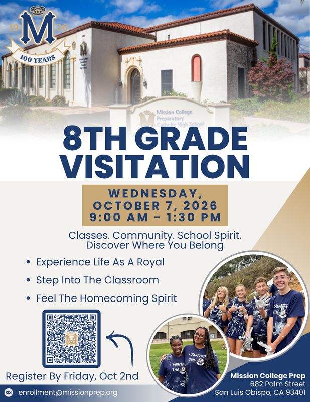 8th Grade Visitation Featured Photo