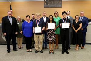 2025 Outstanding Performers with Board of Trustees
