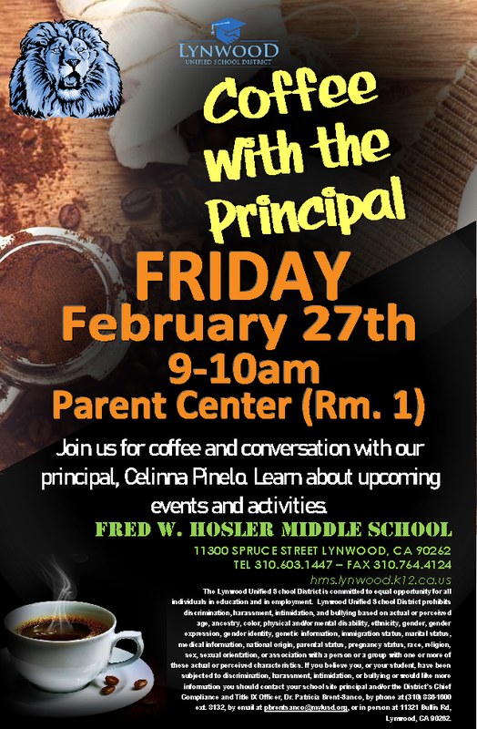 Coffee with the Principal Featured Photo