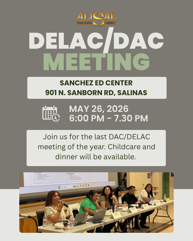 Invite to monthly DELAC on May 26 2026