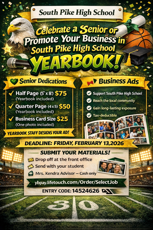 SPHS 2025 yearbook ad
