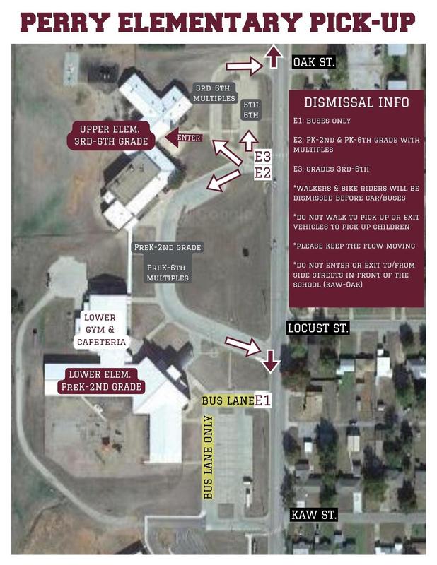 Perry elementary school drop off