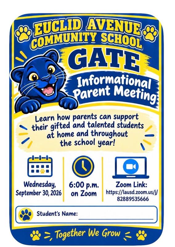 GATE Parent Meeting