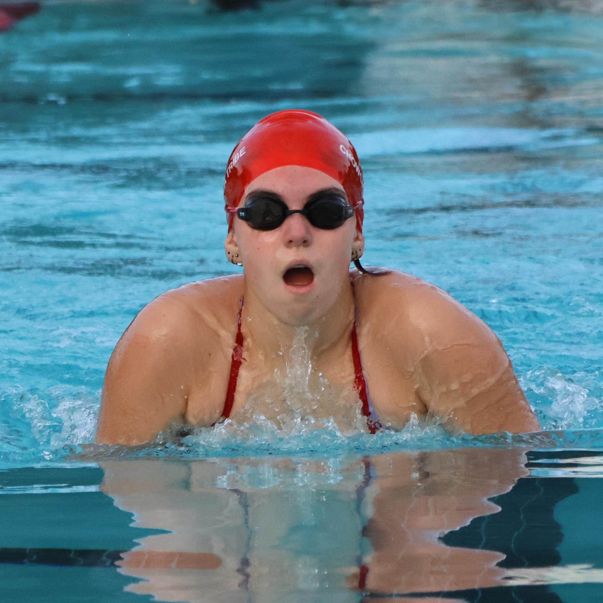 Katie Rodriguez swimming