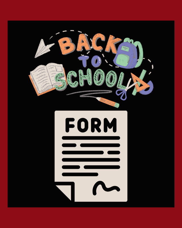 Back to school form