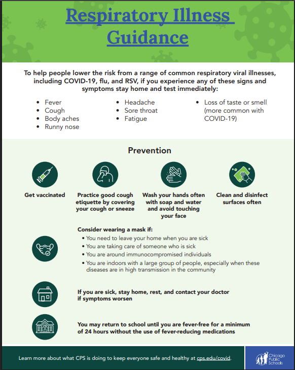 Respiratory Illness Guidance/Guía sobre enfermedades respiratorias