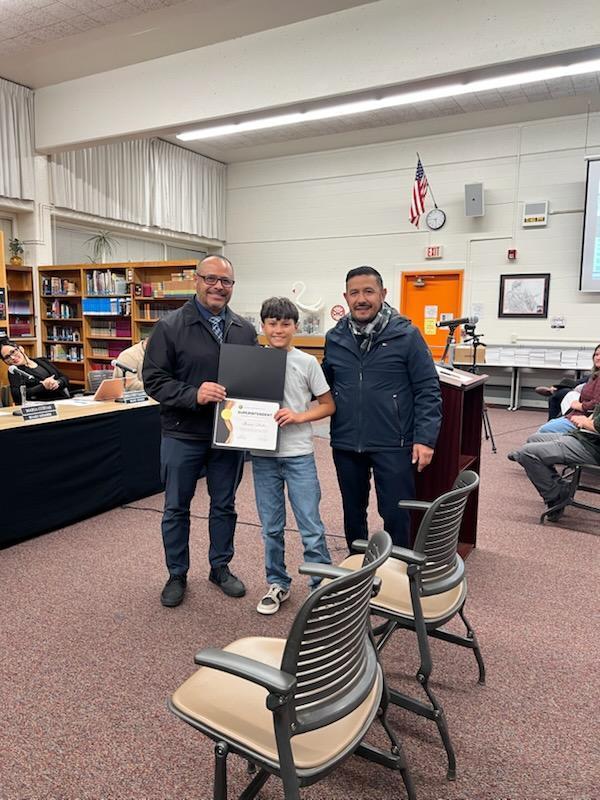 Isaac Uribe: Fall 2025 Superintendent Award