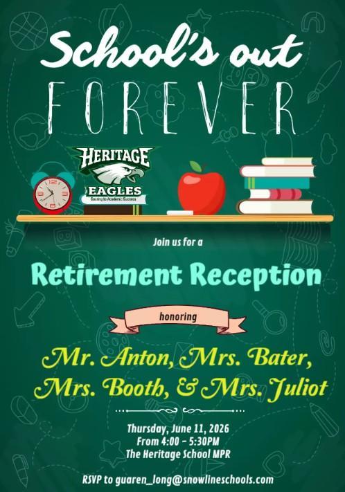 Celebrating our Retiring Teachers