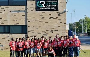 photo - GRCC students gather to head out to the United Way's 2025 Day of Action