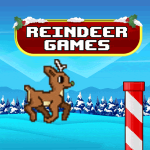 Digital Reindeer prancing