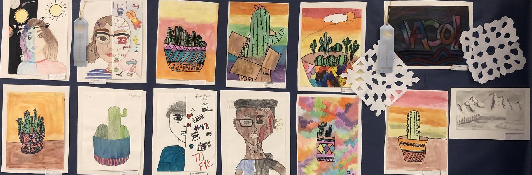 Art on Display during Winter Fine Arts Program