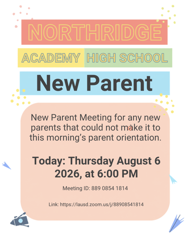 NEW PARENT MEETING Featured Photo