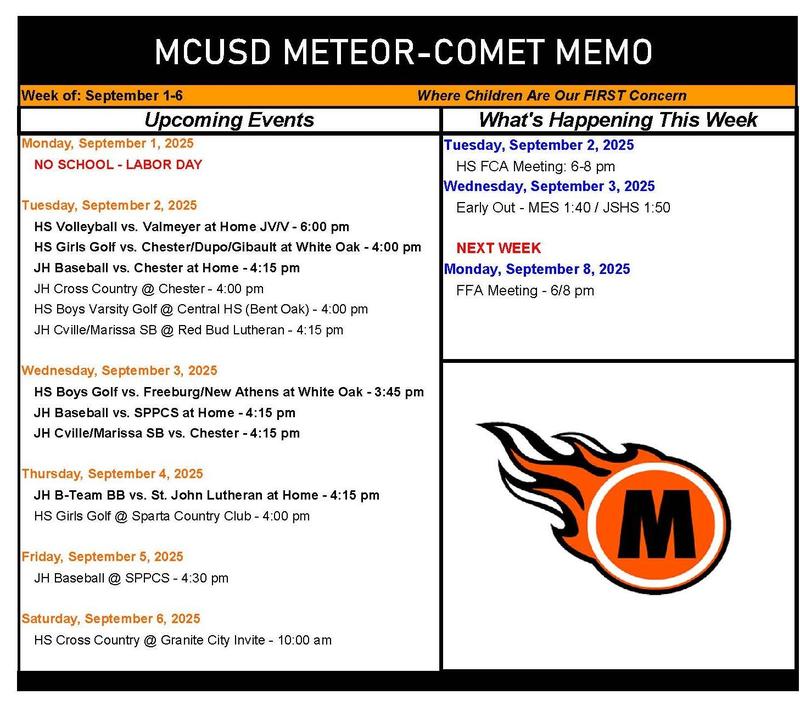 Weekly Events for Sept 2 to 6 Featured Photo