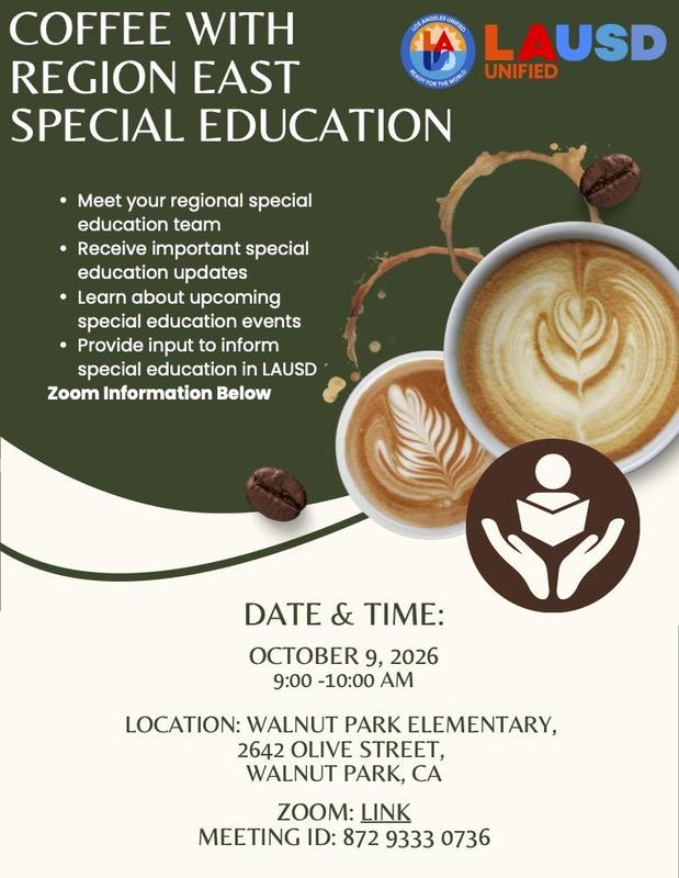 Coffee with Region East