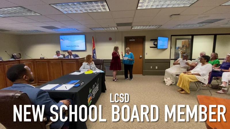 New LCSD School Board Member Swearing In Ceremony