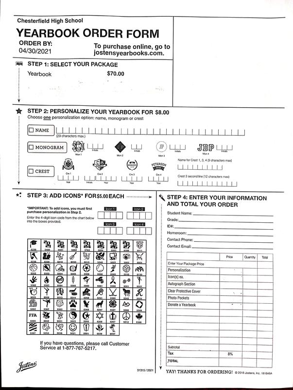 Yearbook Order Form Featured Photo