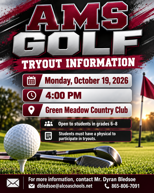 Golf tryouts