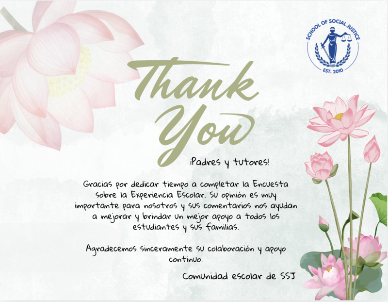 Thank you Parents and Guardians! Thumbnail Image