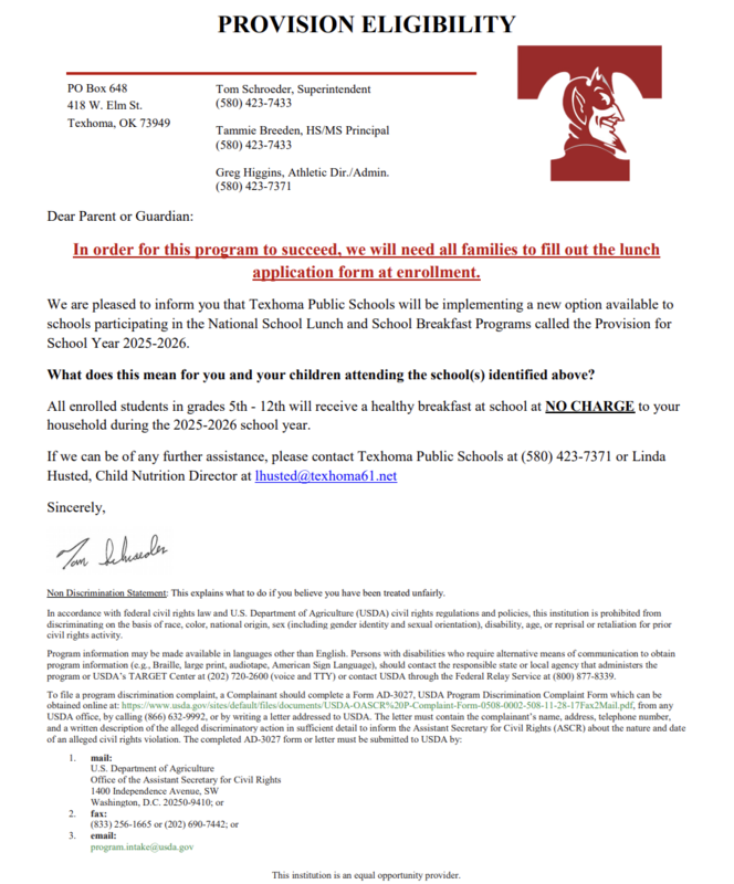 FREE SCHOOL BREAKFAST FOR ALL 5TH-12TH STUDENTS FOR 2025-2026!!! Featured Photo