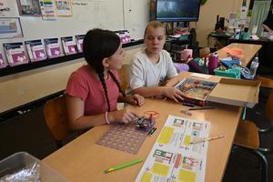 Students learning about energy in Mrs. Batie's class.