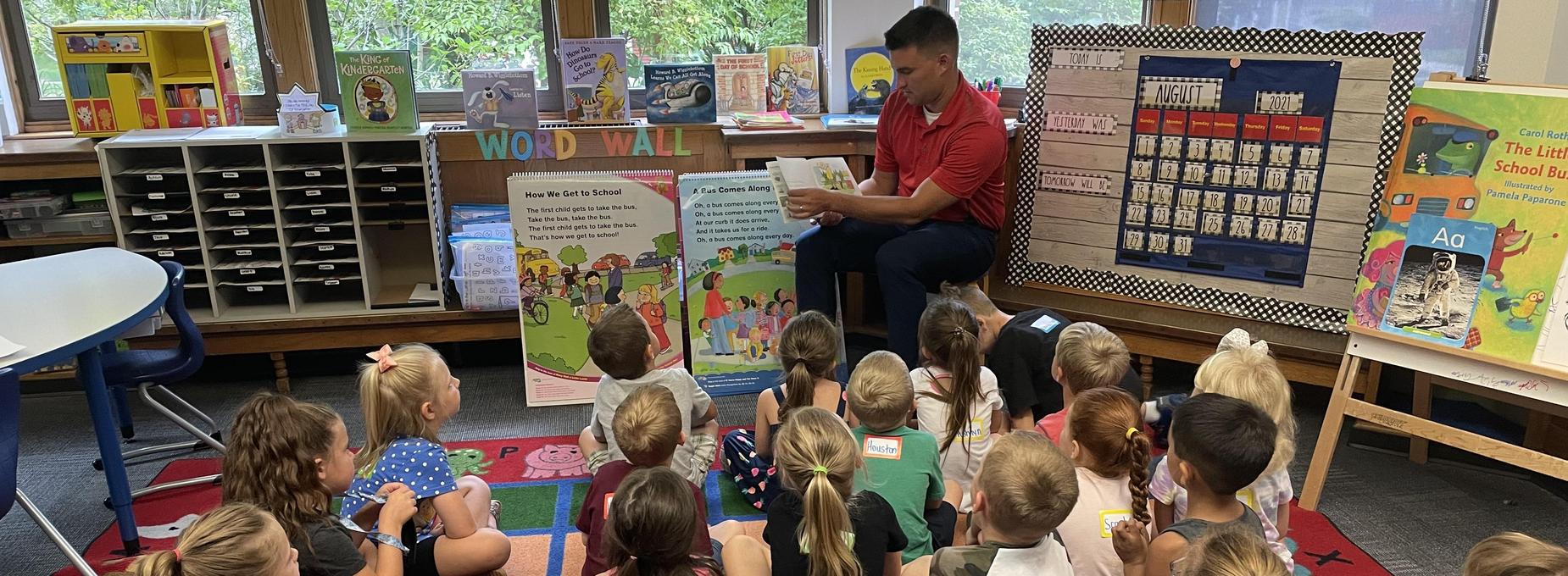 Reading with Mr. Flessner