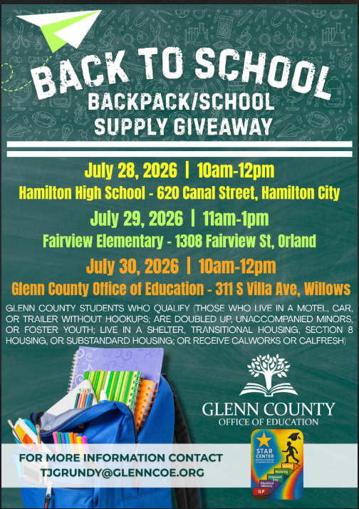 Back to School- Backpack/Supply Give Away
