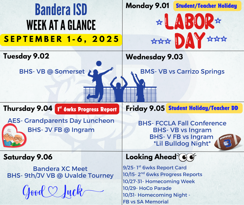 Week at a glance