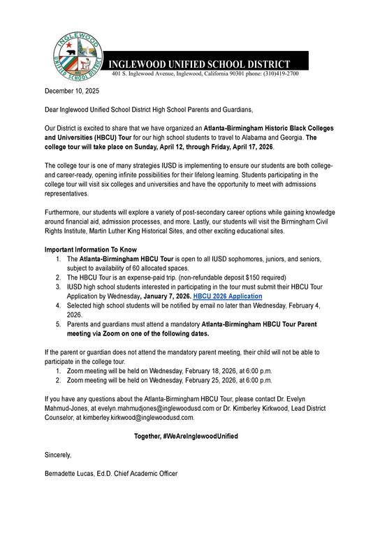 Opportunity for Mustang Students: Atlanta–Birmingham HBCU Tour 2026