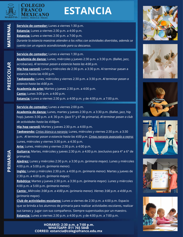 ACTIVIDADES ESTANCIA CICLO ESCOLAR 2026-2027 Featured Photo