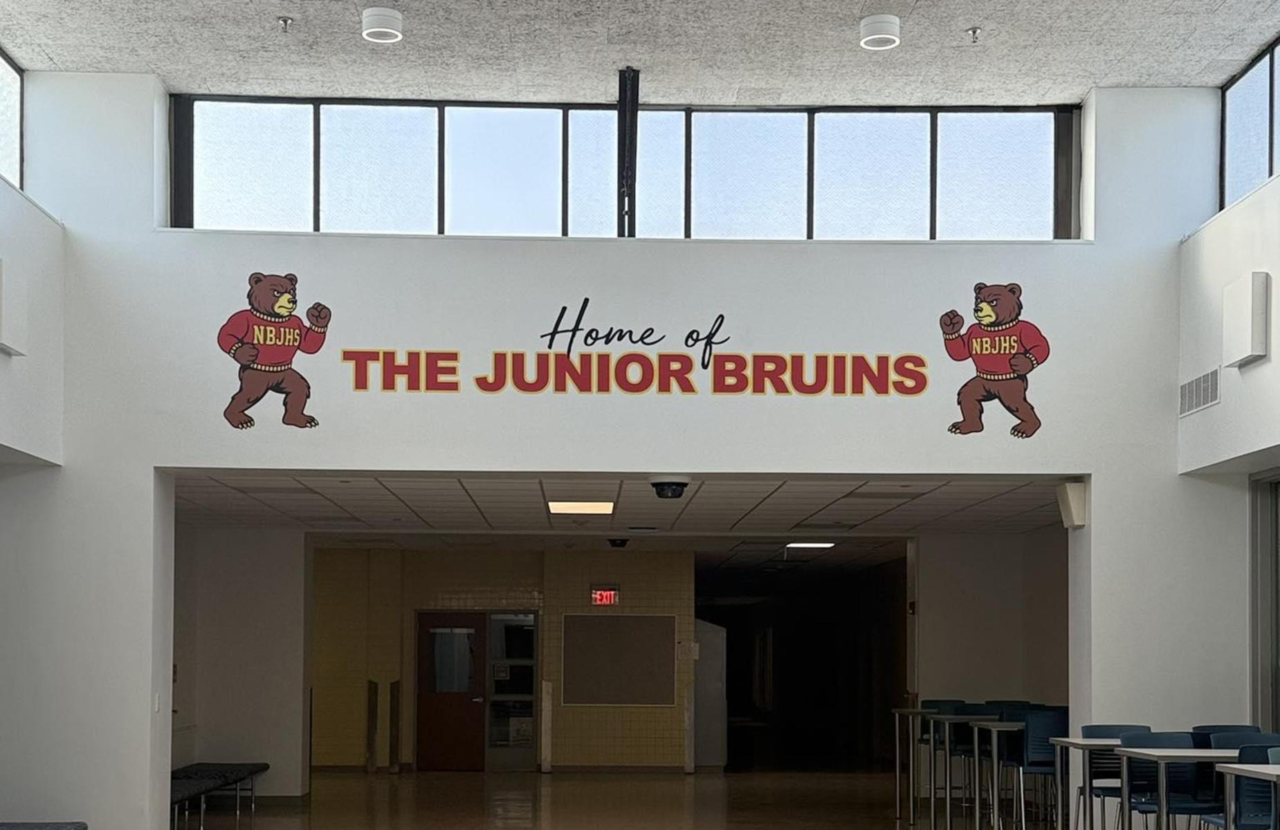home of the junior bruins hallway