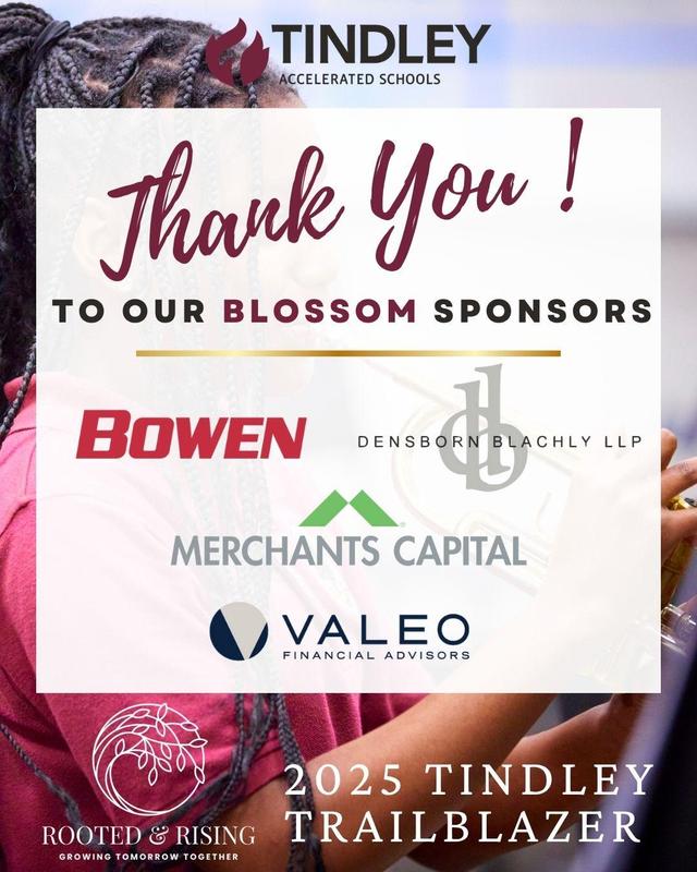 Tindley Trailblazer Sponsors