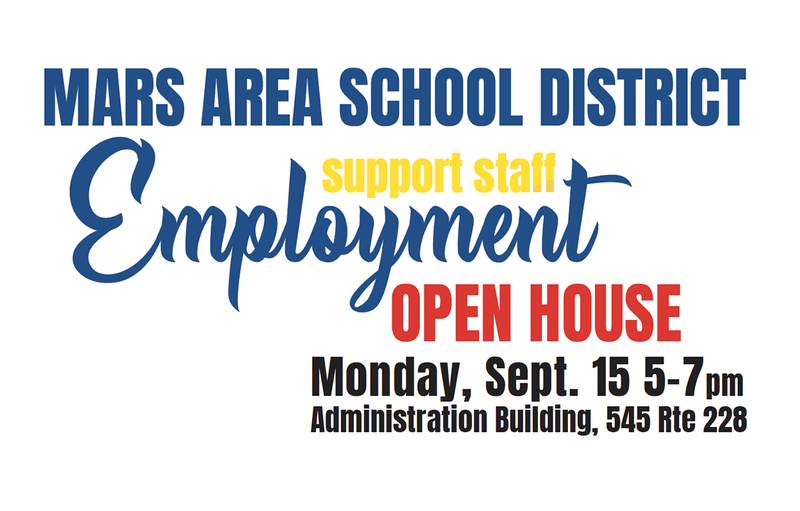 Support Staff Employment Open House Set for Monday, Sept. 15