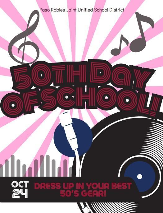 50th Day of School Dress up day