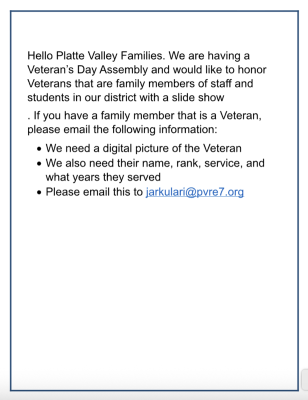 veterans day assembly